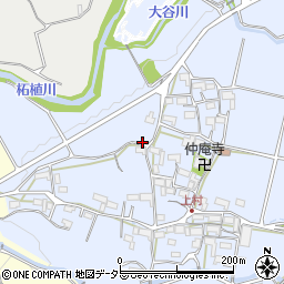 三重県伊賀市上村周辺の地図