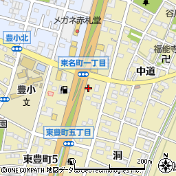 ファミリーマート豊川インター南店周辺の地図