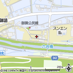 静岡県島田市御請271周辺の地図