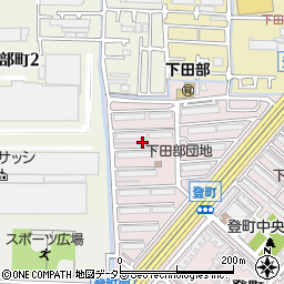 下田部Ｃ団地周辺の地図