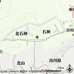 京都府城陽市中石神周辺の地図