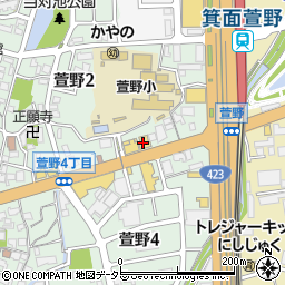 ポルシェセンター北大阪周辺の地図