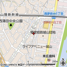 兵庫県姫路市広畑区西蒲田405周辺の地図