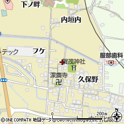 京都府城陽市奈島久保野99周辺の地図