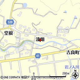 愛知県西尾市吉良町宮迫漆畑周辺の地図