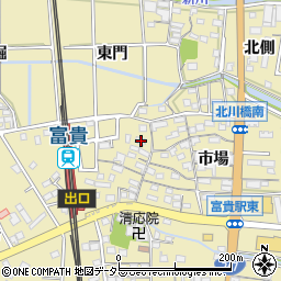 愛知県知多郡武豊町冨貴市場99周辺の地図