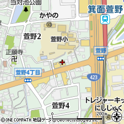 ポルシェセンター北大阪周辺の地図