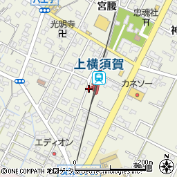 上横須賀駅前公衆トイレ周辺の地図