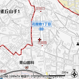 兵庫県川西市花屋敷2丁目2-13周辺の地図