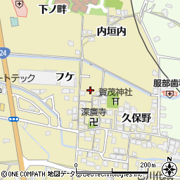 京都府城陽市奈島久保野98周辺の地図