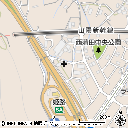 兵庫県姫路市広畑区西蒲田1556周辺の地図