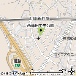 兵庫県姫路市広畑区西蒲田1648周辺の地図