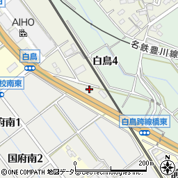 愛知県豊川市白鳥町米田9周辺の地図