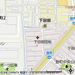 府公社下田部Ｃ団地Ａ２８棟周辺の地図