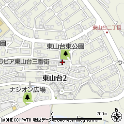 シェラビア東山台二番街２１２号棟周辺の地図