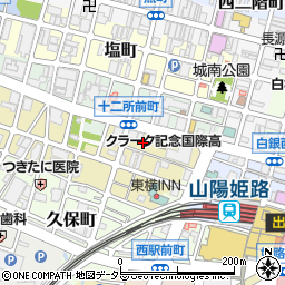 兵庫県姫路市忍町75周辺の地図