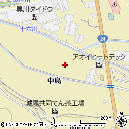 京都府城陽市奈島川田周辺の地図