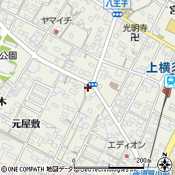 愛知県西尾市吉良町上横須賀五反田1周辺の地図