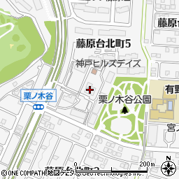 神戸ヒルズデイズＡ棟周辺の地図