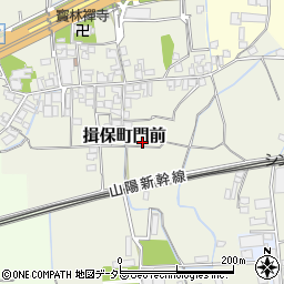 兵庫県たつの市揖保町門前235周辺の地図