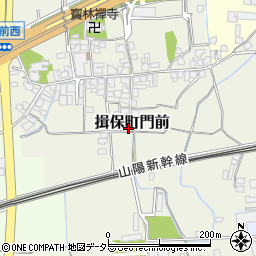 兵庫県たつの市揖保町門前229周辺の地図