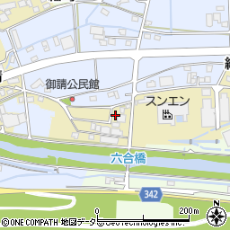 静岡県島田市御請265周辺の地図
