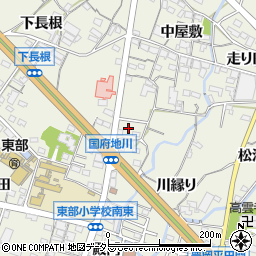 愛知県蒲郡市豊岡町国府地川59周辺の地図