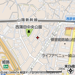 兵庫県姫路市広畑区西蒲田1598周辺の地図