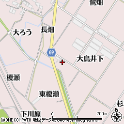 愛知県豊橋市賀茂町大鳥井下周辺の地図