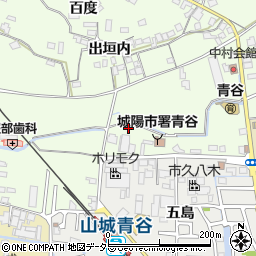 京都府城陽市中樋ノ上周辺の地図