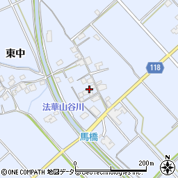 兵庫県加古川市志方町東中86周辺の地図