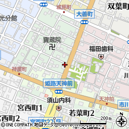兵庫県姫路市神和町9-1周辺の地図