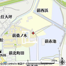 京都府京田辺市薪桑ノ木58周辺の地図