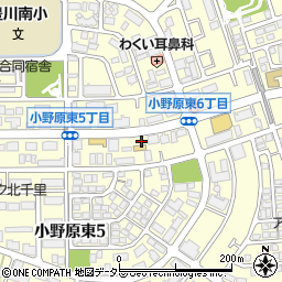 株式会社シルキードライ　小野原店周辺の地図