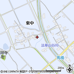 兵庫県加古川市志方町東中234周辺の地図