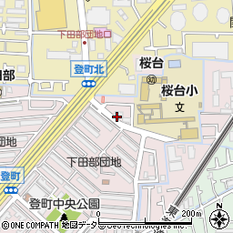 大阪府高槻市登町8周辺の地図