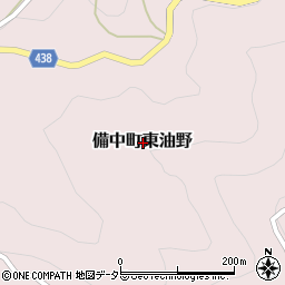 岡山県高梁市備中町東油野周辺の地図