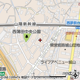 兵庫県姫路市広畑区西蒲田461周辺の地図