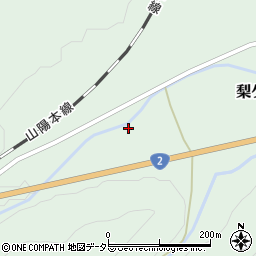 兵庫県赤穂郡上郡町梨ケ原990周辺の地図