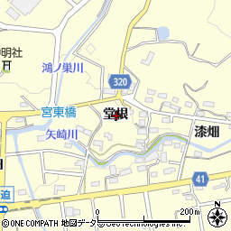愛知県西尾市吉良町宮迫堂根周辺の地図