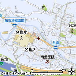 兵庫県西宮市名塩周辺の地図