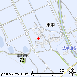 兵庫県加古川市志方町東中338周辺の地図