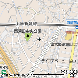 兵庫県姫路市広畑区西蒲田1597周辺の地図