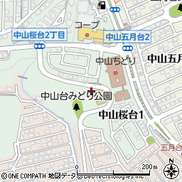〒665-0877 兵庫県宝塚市中山桜台の地図