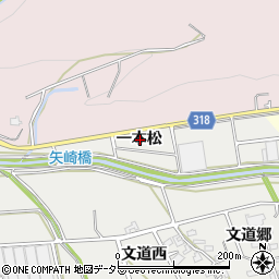 愛知県西尾市吉良町津平一本松周辺の地図