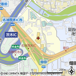 Ａｕｄｉ茨木インター周辺の地図