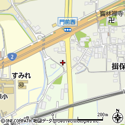 兵庫県たつの市揖保町門前110周辺の地図