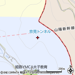 京見トンネル周辺の地図