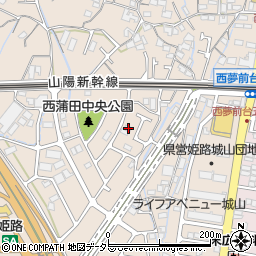 兵庫県姫路市広畑区西蒲田1596周辺の地図