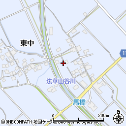 兵庫県加古川市志方町東中57周辺の地図